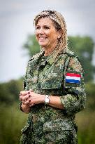 Queen Maxima Visits The Engineer Regiment - Den Bosch