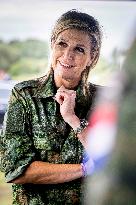 Queen Maxima Visits The Engineer Regiment - Den Bosch