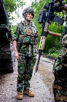 Queen Maxima Visits The Engineer Regiment - Den Bosch