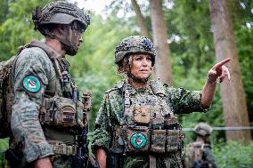 Queen Maxima Visits The Engineer Regiment - Den Bosch