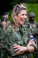 Queen Maxima Visits The Engineer Regiment - Den Bosch