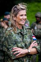 Queen Maxima Visits The Engineer Regiment - Den Bosch