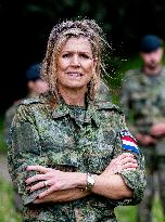 Queen Maxima Visits The Engineer Regiment - Den Bosch