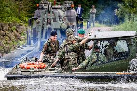 Queen Maxima Visits The Engineer Regiment - Den Bosch