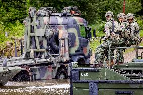 Queen Maxima Visits The Engineer Regiment - Den Bosch