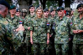 Queen Maxima Visits The Engineer Regiment - Den Bosch