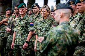 Queen Maxima Visits The Engineer Regiment - Den Bosch