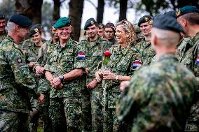 Queen Maxima Visits The Engineer Regiment - Den Bosch