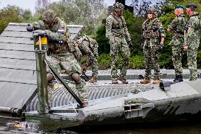 Queen Maxima Visits The Engineer Regiment - Den Bosch