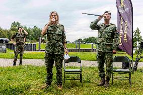 Queen Maxima Visits The Engineer Regiment - Den Bosch