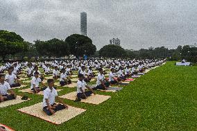 10th Yoga Day Celebration In India.