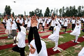 10th Yoga Day Celebrations In Kashmir