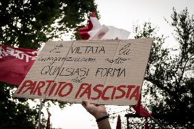 Anti-fascist Demonstration In Rome.