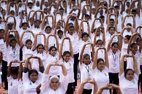 International Day of Yoga - India