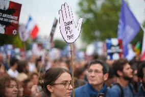 Rally Against Anti-Semitism And Racism - Paris