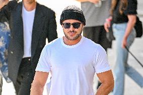 Zac Efron At Jimmy Kimmel - LA