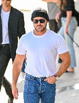 Zac Efron At Jimmy Kimmel - LA