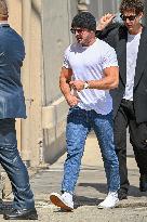 Zac Efron At Jimmy Kimmel - LA