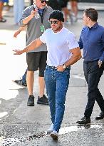 Zac Efron At Jimmy Kimmel - LA