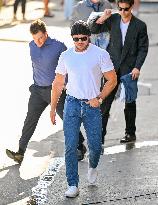 Zac Efron At Jimmy Kimmel - LA