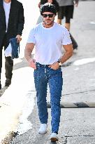 Zac Efron At Jimmy Kimmel - LA