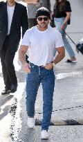 Zac Efron At Jimmy Kimmel - LA