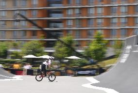 (SP)HUNGARY-BUDAPEST-OLYMPIC QUALIFIER SERIES BUDAPEST-CYCLING-BMX FREESTYLE-WOMEN'S PARK-QUALIFICATION