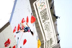 (SP)HUNGARY-BUDAPEST-OLYMPIC QUALIFIER SERIES BUDAPEST-SPORT CLIMBING-WOMEN'S BOULDER & LEAD-LEAD QUALIFICATION