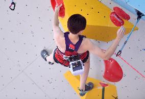 (SP)HUNGARY-BUDAPEST-OLYMPIC QUALIFIER SERIES BUDAPEST-SPORT CLIMBING-WOMEN'S BOULDER & LEAD-LEAD QUALIFICATION