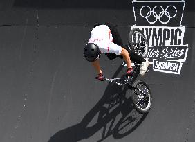 (SP)HUNGARY-BUDAPEST-OLYMPIC QUALIFIER SERIES BUDAPEST-CYCLING-BMX FREESTYLE-MEN'S PARK-QUALIFICATION