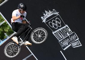 (SP)HUNGARY-BUDAPEST-OLYMPIC QUALIFIER SERIES BUDAPEST-CYCLING-BMX FREESTYLE-MEN'S PARK-QUALIFICATION