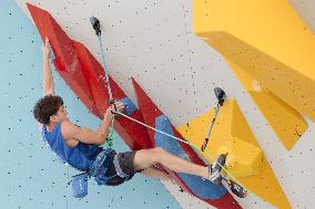 (SP)HUNGARY-BUDAPEST-OLYMPIC QUALIFIER SERIES BUDAPEST-SPORT CLIMBING-MEN'S BOULDER & LEAD-LEAD QUALIFICATION