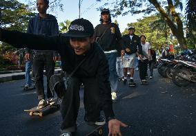 Celebration World Skateboarding Day In Indonesia
