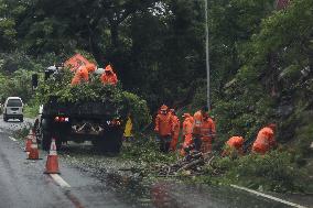 EL SALVADOR-SAN SALVADOR-HEAVY RAIN