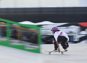 (SP)HUNGARY-BUDAPEST-OLYMPIC QUALIFIER SERIES BUDAPEST-SKATEBOARDING-WOMEN'S STREET-PRELIMS