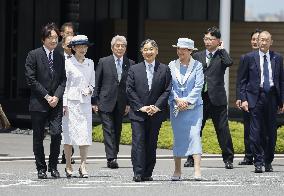 Japan's imperial couple leaves for Britain as state guests