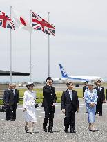 Japan's imperial couple leaves for Britain as state guests