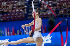 Gymnastics - Rhythmic Gymnastic - World Cup 2024 - Individual Ribbon and Clubs