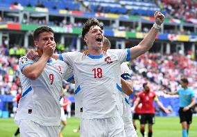 (SP)GERMANY-HAMBURG-FOOTBALL-EURO 2024-GEORGIA VS CZECH REPUBLIC