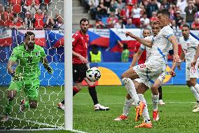 (SP)GERMANY-HAMBURG-FOOTBALL-EURO 2024-GEORGIA VS CZECH REPUBLIC