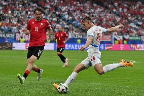 (SP)GERMANY-HAMBURG-FOOTBALL-EURO 2024-GEORGIA VS CZECH REPUBLIC