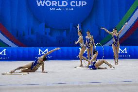 Gymnastics - Rhythmic Gymnastic - World Cup 2024 Group 5 Hoops