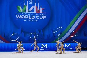 Gymnastics - Rhythmic Gymnastic - World Cup 2024 Group 5 Hoops