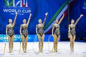 Gymnastics - Rhythmic Gymnastic - World Cup 2024 Group 5 Hoops