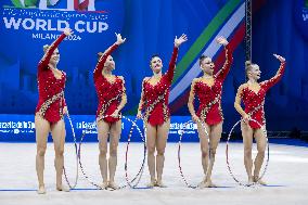 Gymnastics - Rhythmic Gymnastic - World Cup 2024 Group 5 Hoops