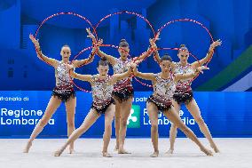 Gymnastics - Rhythmic Gymnastic - World Cup 2024 Group 5 Hoops