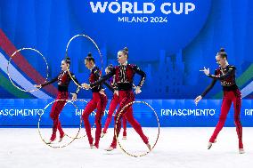 Gymnastics - Rhythmic Gymnastic - World Cup 2024 Group 5 Hoops