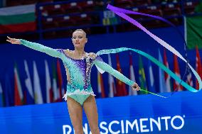 Gymnastics - Rhythmic Gymnastic - World Cup 2024 - Individual Ribbon and Clubs