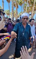 Ronaldinho arrives in Castelldefels - Spain