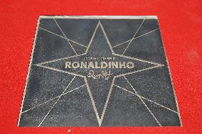 Inauguration of the Walk of the Stars With Ronaldinho - Spain